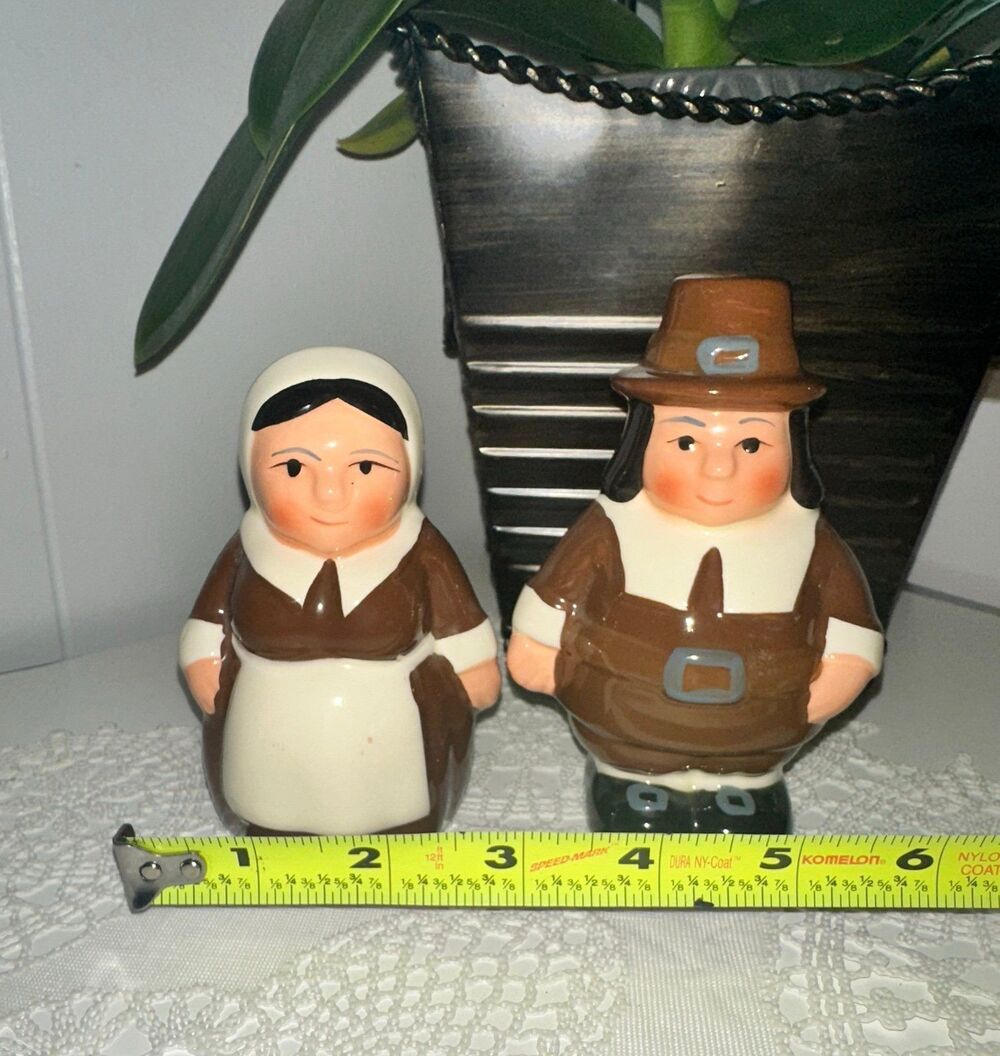 Thanksgiving Salt and Pepper Pilgrim Shakers Publix 2014